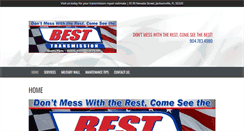 Desktop Screenshot of besttransmissionsjax.com